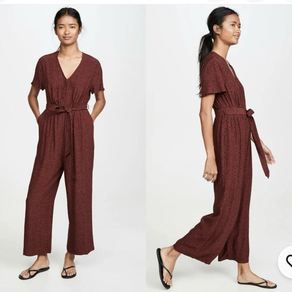 Rails Rust and Black Jumpsuit